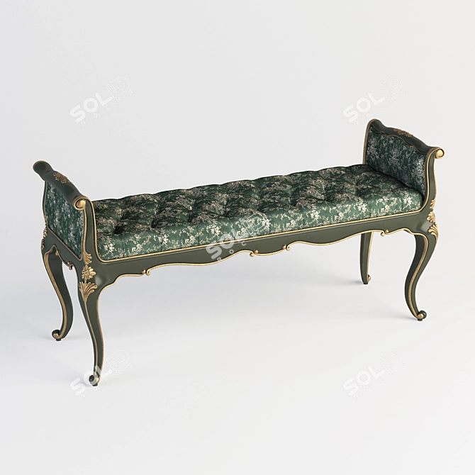 Regal Versailles Banquette 3D model image 2