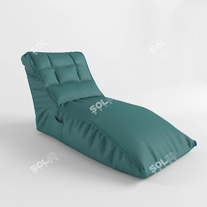  Relaxation Bliss: Soft Sunbed 3D model image 1