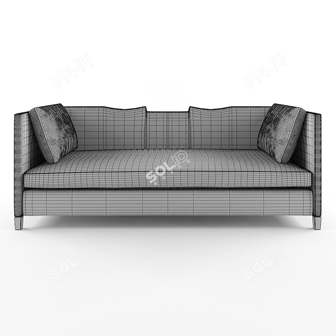Luxe Comfort: SHO's Lola Sofa 3D model image 3