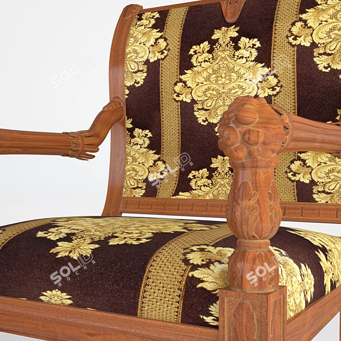 Timeless Elegance Classic Chair 3D model image 2