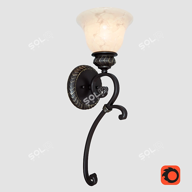 Golden Lighting Jefferson Wall Sconce 3D model image 1