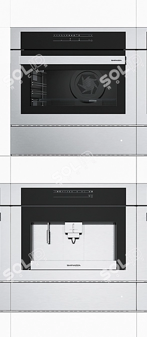 Barazza Set - Kitchen Appliances 3D model image 2