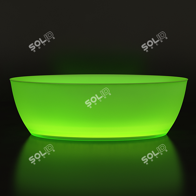 Dip-D Lighting Freestanding Bath 3D model image 3