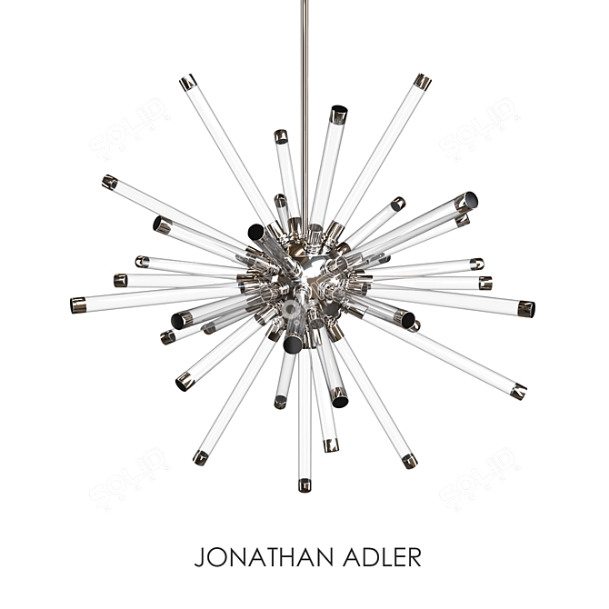 Jacques Sputnik Chandelier: Striking Modern Design 3D model image 1