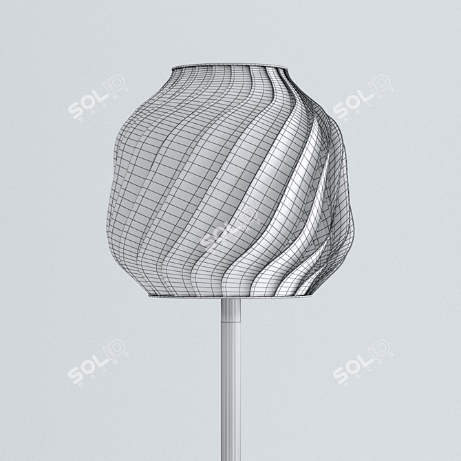 Lamas: Elegant Standing Floor Lamp 3D model image 3