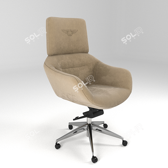Elevate Conference Chair: Comfort and Innovation 3D model image 1