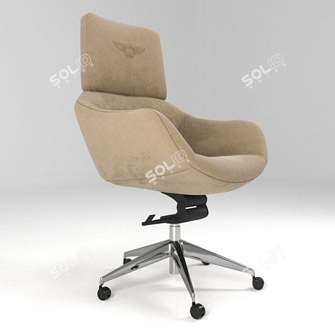 Elevate Conference Chair: Comfort and Innovation 3D model image 3