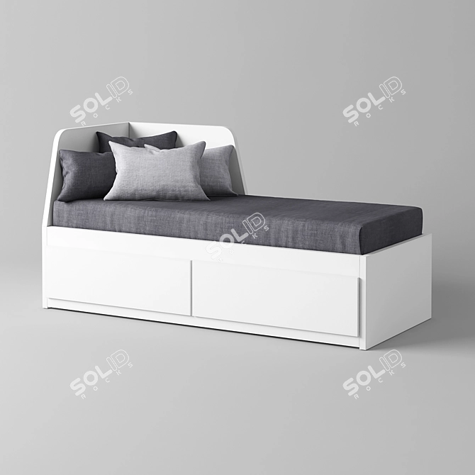IKEA FLEKKE Kids Bed 3D model image 1