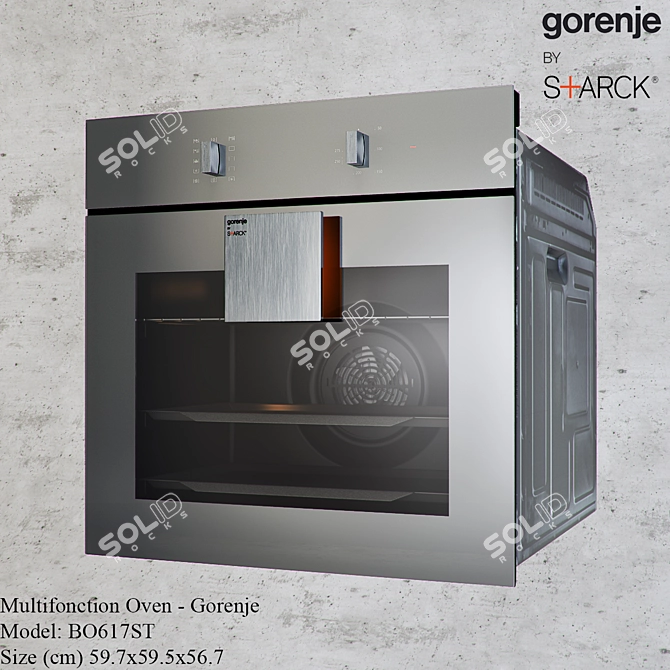 Gorenje BO617ST: Smart Multifunction Oven 3D model image 1