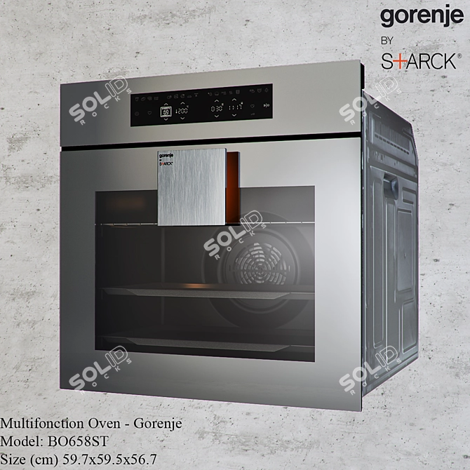 Gorenje BO658ST: Versatile Multifunction Oven 3D model image 1