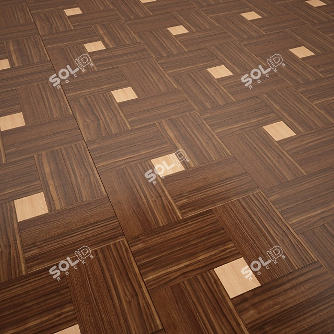 Modular Parquet: Endless Design Possibilities 3D model image 1