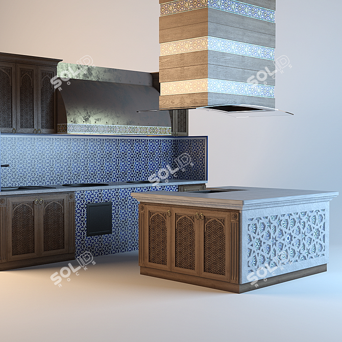 Eastern Summer Cuisine 3D model image 2