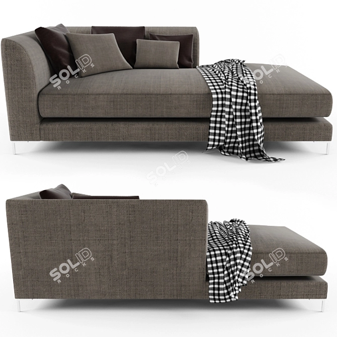 Modern Picasso Couch 3D model image 2