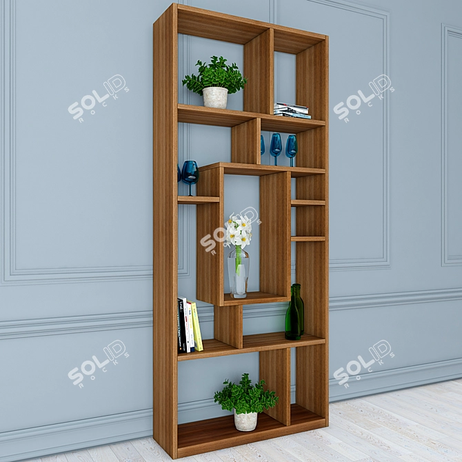 KARE Attento Shelf: Stylish and Versatile 3D model image 3