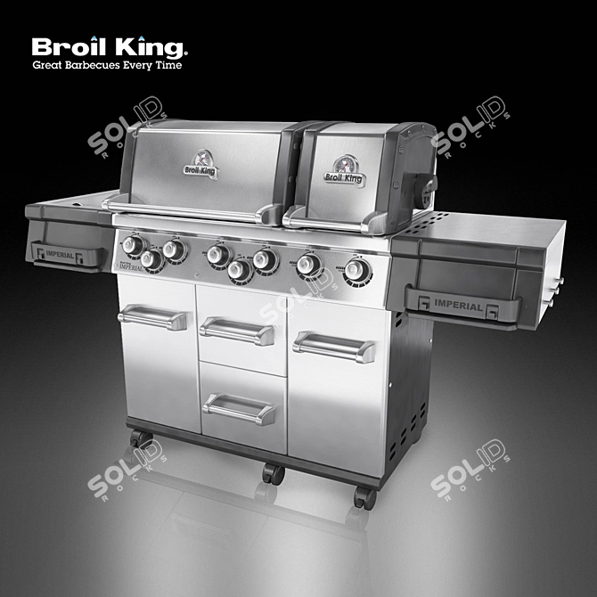 Broil King IMPERIAL XL Grill 3D model image 1
