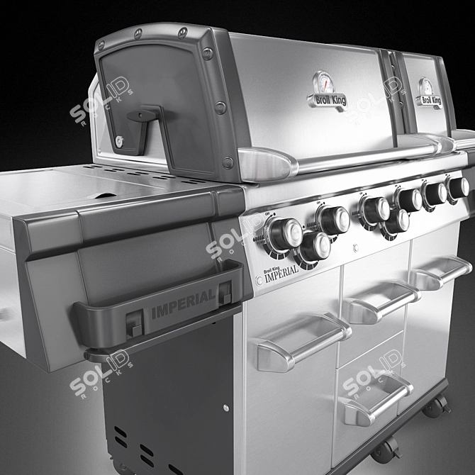 Broil King IMPERIAL XL Grill 3D model image 2