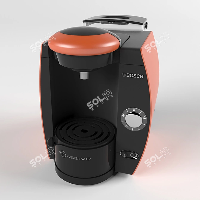 Bosch TAS 4014: Stylish & Functional Coffee Machine 3D model image 1