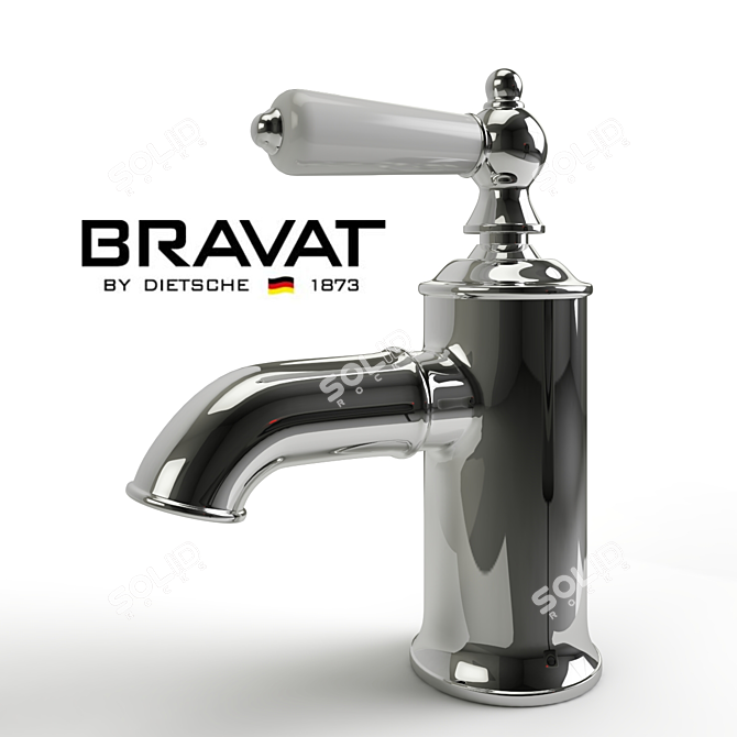 German-made Bravat Basin Mixer 3D model image 1