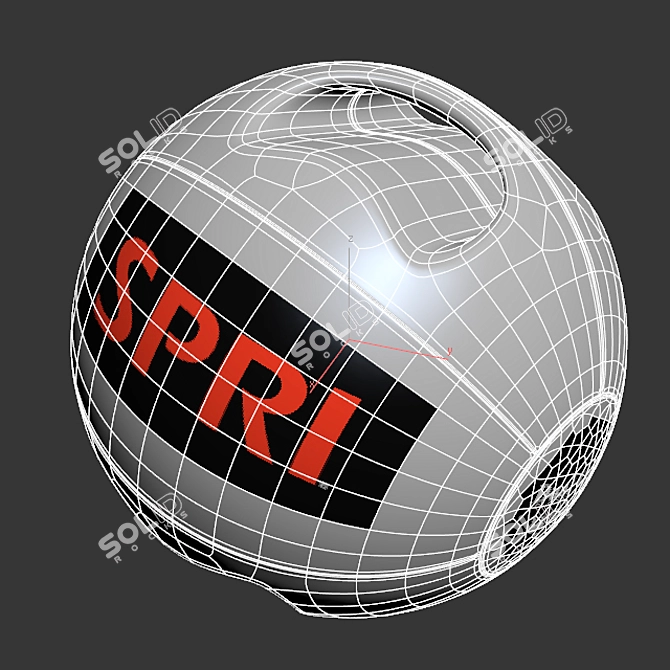 SPRI Dual Grip Xerball: Perfect for Versatile Med Ball Training! 3D model image 3