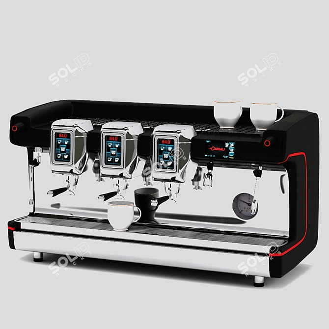 CaféStyle Coffee Machine 3D model image 1