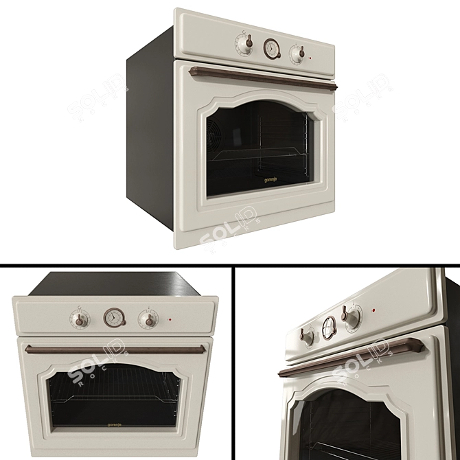 Gorenje Classico Electric Oven: Passionate Culinary Perfection 3D model image 2