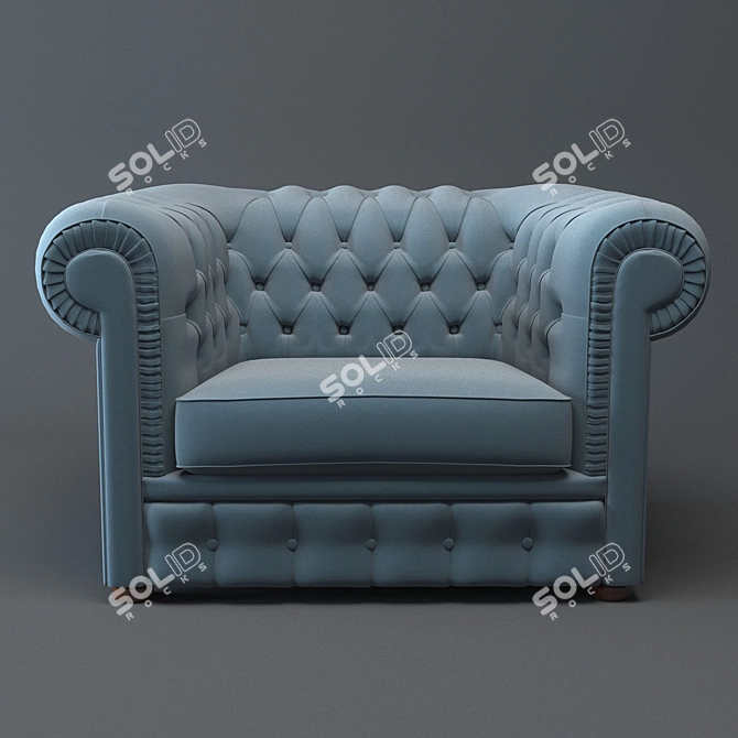 Modern Chelsi Armchair: Stylish & Comfortable 3D model image 1