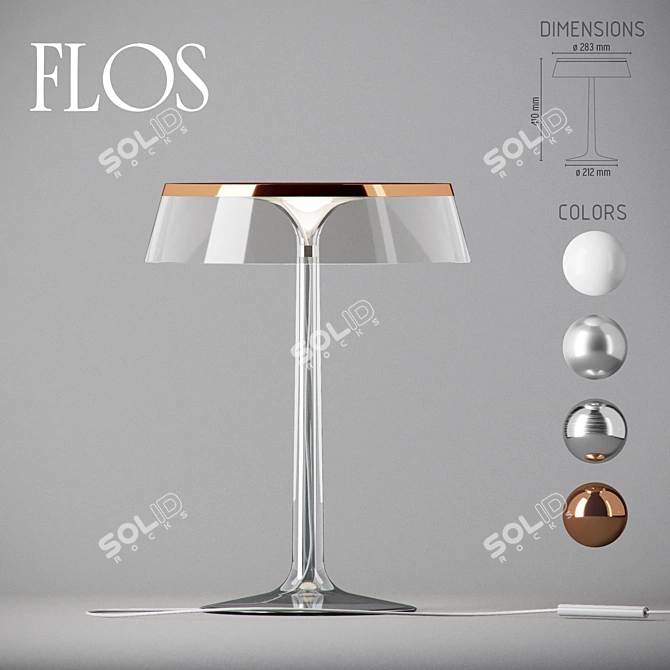 Ethereal Elegance: FLOS Bon Jour 3D model image 1