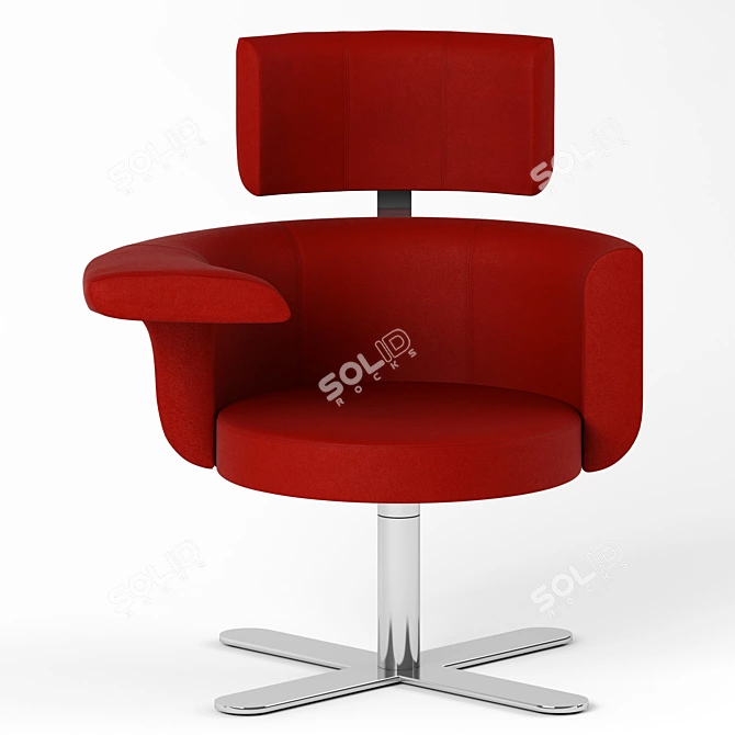 Modern and Stylish Hotspot Chair: Kinnarps 3D model image 1