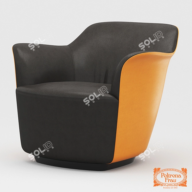 Poltrona Frau "Aida" Accent Chair 3D model image 1