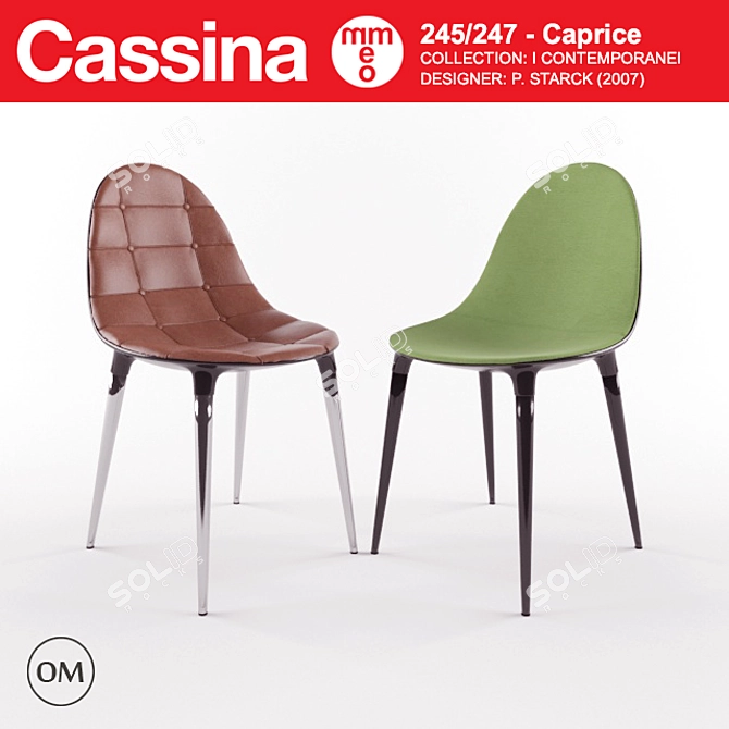 Sleek and Stylish: Cassina Caprice 3D model image 1