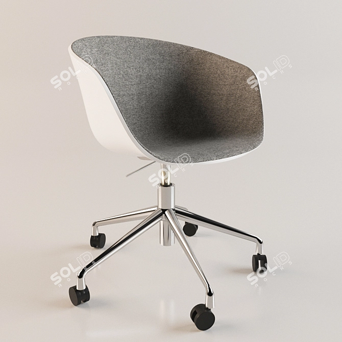 Adjustable Hay AAC52 Chair 3D model image 1