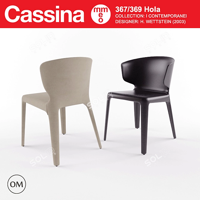 Cassina Hola Armchair 3D model image 1
