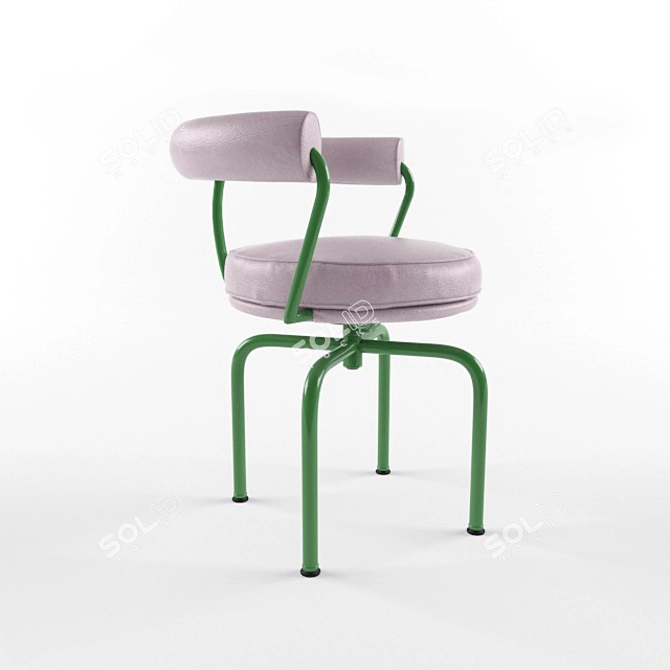Cassina LC7-LC8: Iconic Perriand Design 3D model image 2