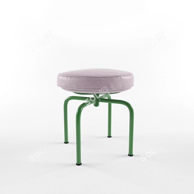 Cassina LC7-LC8: Iconic Perriand Design 3D model image 3
