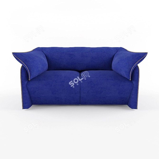 Elegant Cassina La Mise Sofa 3D model image 2