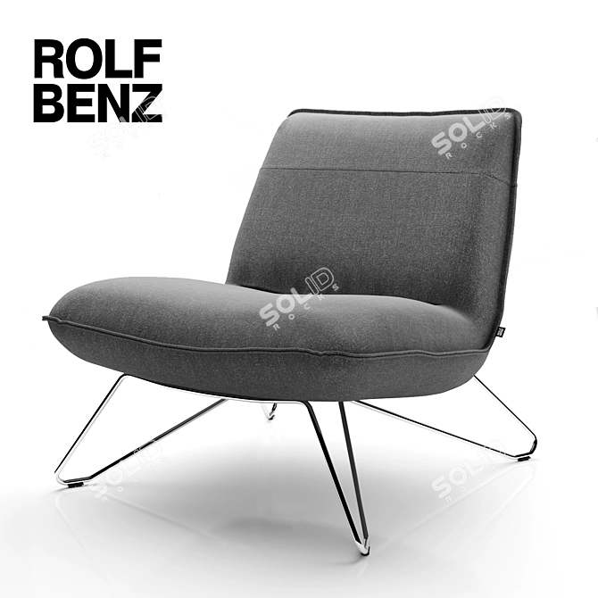 ROLF BENZ 394: Sleek Labsdesign Chair 3D model image 1