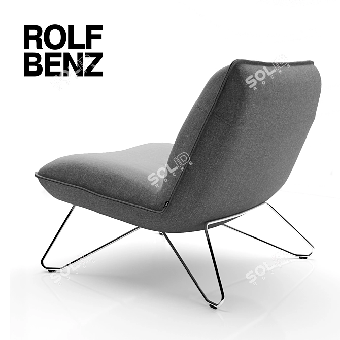 ROLF BENZ 394: Sleek Labsdesign Chair 3D model image 2