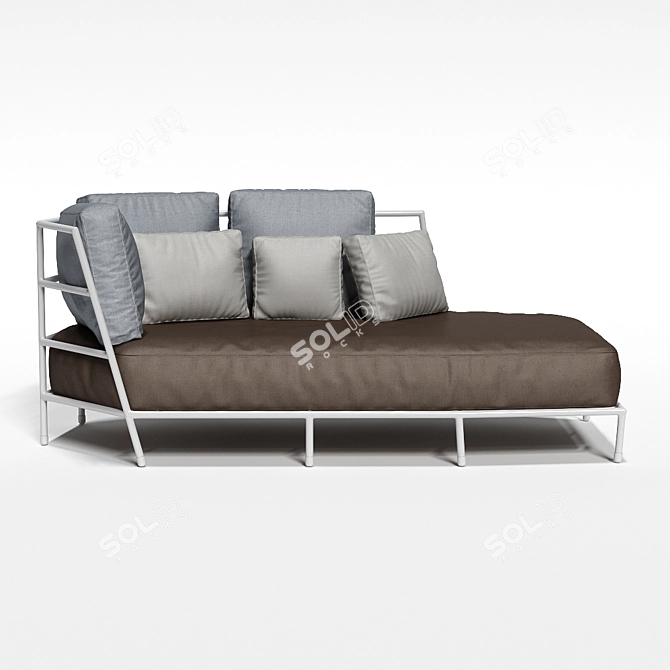 Dehors 373 o: Stylish Outdoor Sofa 3D model image 2