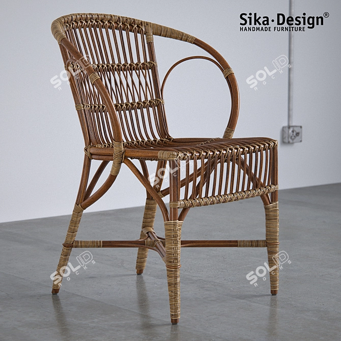 Sika Design Wengler Chair: Stylish & Comfortable Seating 3D model image 1