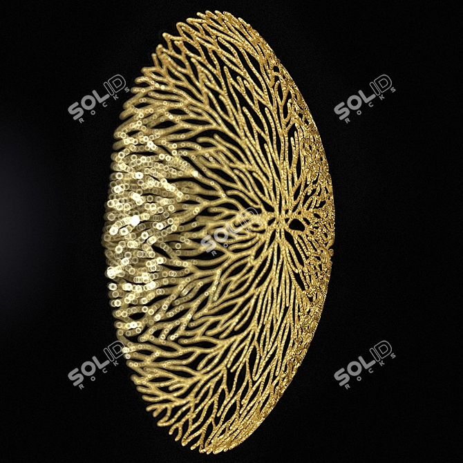 Phillips Collection Coral Bowl 3D model image 2