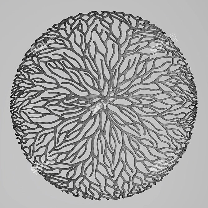 Phillips Collection Coral Bowl 3D model image 5