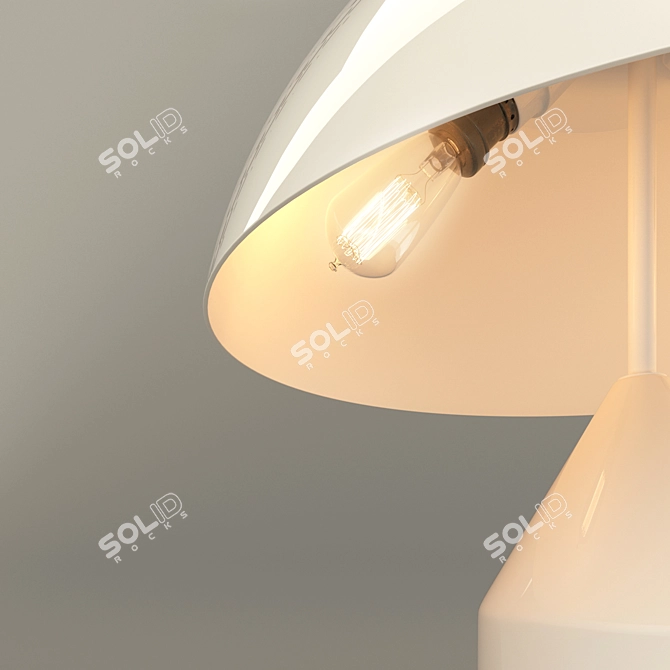 Modern Dual-Light Atollo Lamp 3D model image 2