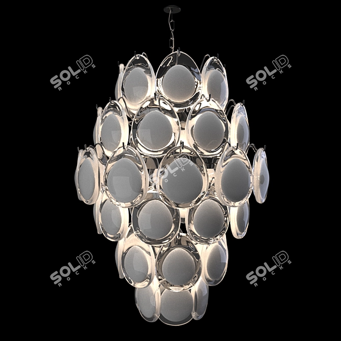 Luxury Caviar Pendant Light 3D model image 1