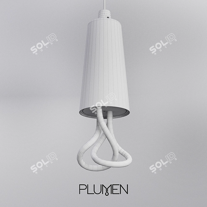 Plumen 001 Pendant Light Set 3D model image 2