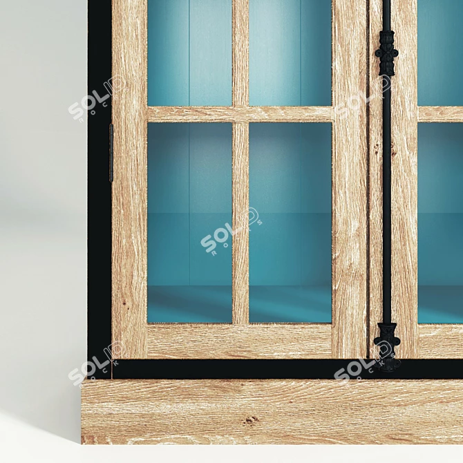 Spacious Full House Wardrobe 3D model image 2