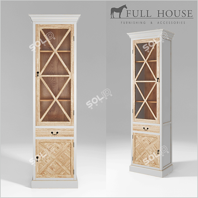 Elegant Full House Wardrobe Set 3D model image 1