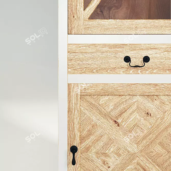 Elegant Full House Wardrobe Set 3D model image 2