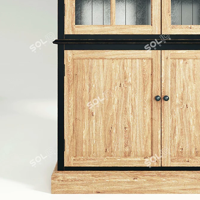 Maximizing Space: FULL HOUSE Display Cabinet 3D model image 2