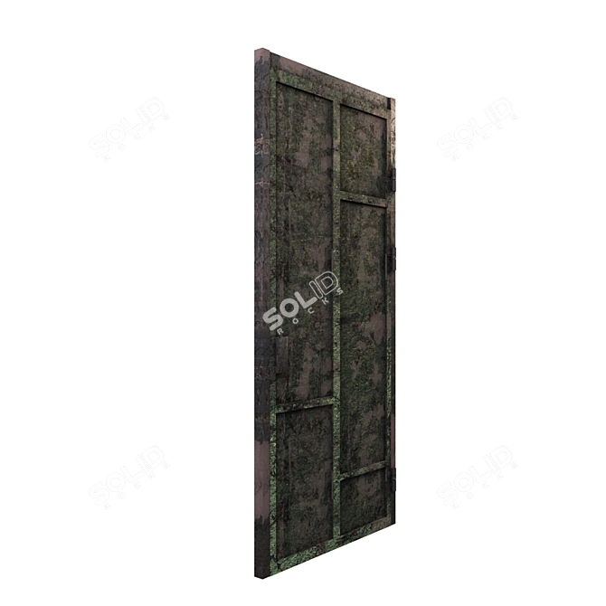 Rusty Iron Door 3D model image 3