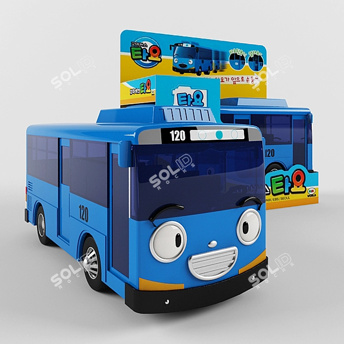 Tayo The Little Bus 3D model image 1
